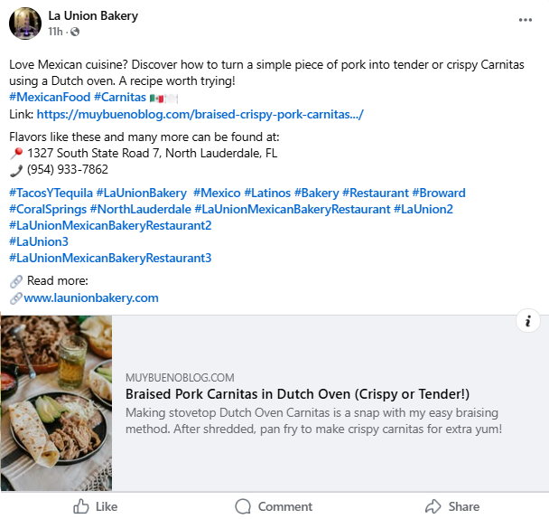 Bakery Post By Dimarcy Facebook Related Article Poster