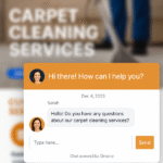 Dimarcy Smart Chat Powered by AI for Carpet Cleaning Services